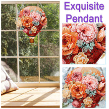 Load image into Gallery viewer, Acrylic Special Shape Flower Balloon Diamond Art Pendant for Garden Window Decor