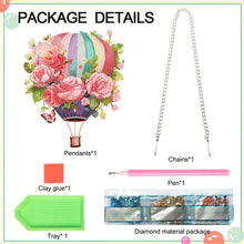Load image into Gallery viewer, Acrylic Special Shape Flower Balloon Diamond Art Pendant for Garden Window Decor