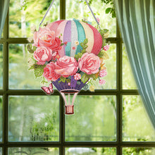 Load image into Gallery viewer, Acrylic Special Shape Flower Balloon Diamond Art Pendant for Garden Window Decor