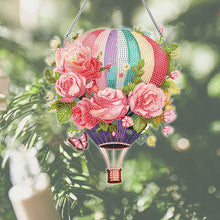 Load image into Gallery viewer, Acrylic Special Shape Flower Balloon Diamond Art Pendant for Garden Window Decor