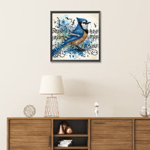 Load image into Gallery viewer, Diamond Painting - Partial Special Shaped - blue tit (30*30CM)