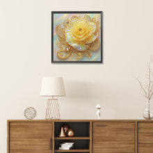 Load image into Gallery viewer, Diamond Painting - Full Round - crystal yellow rose (30*30CM)