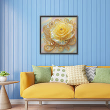 Load image into Gallery viewer, Diamond Painting - Full Round - crystal yellow rose (30*30CM)