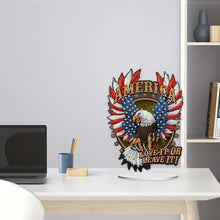 Load image into Gallery viewer, PVC Round Special Shaped Independence Day Desktop Diamond Art Kits Bedroom Decor