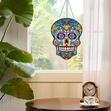 Load image into Gallery viewer, Acrylic Skull 5D DIY Rhinestone Diamond Painting Dots Pendant for Wall Decor