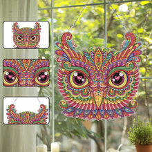 Load image into Gallery viewer, Acrylic Owl 5D DIY Rhinestone Diamond Painting Dots Pendant for Wall Decor