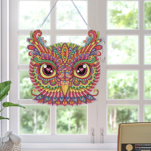 Load image into Gallery viewer, Acrylic Owl 5D DIY Rhinestone Diamond Painting Dots Pendant for Wall Decor