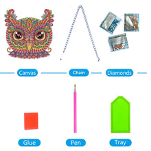 Load image into Gallery viewer, Acrylic Owl 5D DIY Rhinestone Diamond Painting Dots Pendant for Wall Decor