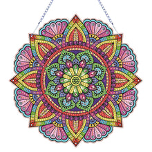 Load image into Gallery viewer, Acrylic Mandala 5D DIY Rhinestone Diamond Painting Dots Pendant for Wall Decor