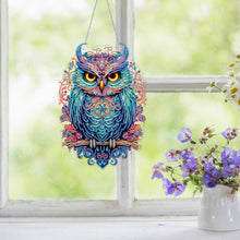 Load image into Gallery viewer, Acrylic Owl 5D DIY Diamond Painting Dots Pendant for Garden Window Decoration