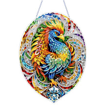 Load image into Gallery viewer, Acrylic Phoenix 5D DIY Diamond Painting Dots Pendant for Garden Window Decor