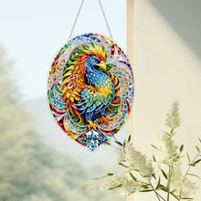 Load image into Gallery viewer, Acrylic Phoenix 5D DIY Diamond Painting Dots Pendant for Garden Window Decor