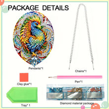 Load image into Gallery viewer, Acrylic Phoenix 5D DIY Diamond Painting Dots Pendant for Garden Window Decor