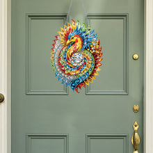 Load image into Gallery viewer, Acrylic Phoenix 5D DIY Diamond Painting Dots Pendant for Garden Window Decor