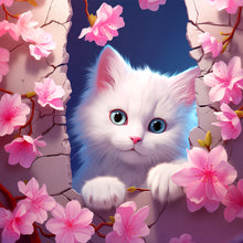 Load image into Gallery viewer, Diamond Painting - Full Round - picture frame animal kitten (30*30CM)