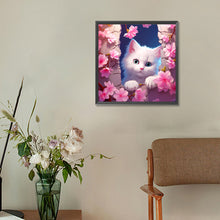 Load image into Gallery viewer, Diamond Painting - Full Round - picture frame animal kitten (30*30CM)
