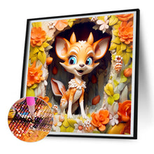 Load image into Gallery viewer, Diamond Painting - Full Round - picture frame animal deer (30*30CM)