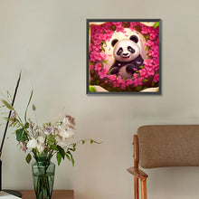 Load image into Gallery viewer, Diamond Painting - Full Round - picture frame animal panda (30*30CM)