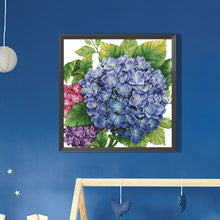Load image into Gallery viewer, AB Diamond Painting - Full Round - blue hyacinth (45*45CM)