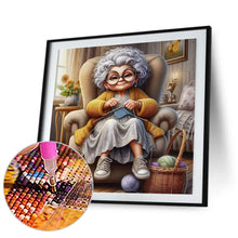 Load image into Gallery viewer, Diamond Painting - Full Round - Funny grandma (30*30CM)