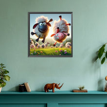 Load image into Gallery viewer, Diamond Painting - Full Round - funny lamb (30*30CM)