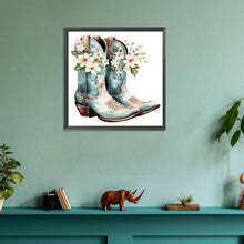 Load image into Gallery viewer, Diamond Painting - Full Round - cowboy boots (30*30CM)