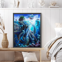 Load image into Gallery viewer, AB Diamond Painting - Full Square - Deep sea octopus (40*50CM)