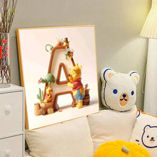 Load image into Gallery viewer, Diamond Painting - Full Round - Pooh letters (40*40CM)