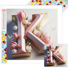 Load image into Gallery viewer, Diamond Painting - Full Square - Letter K (30*30CM)