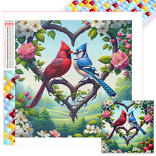 Load image into Gallery viewer, Diamond Painting - Full Square - Lovebirds (30*30CM)