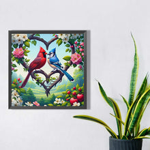 Load image into Gallery viewer, Diamond Painting - Full Square - Lovebirds (30*30CM)
