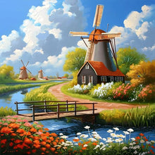 Load image into Gallery viewer, Diamond Painting - Full Square - windmill (30*30CM)