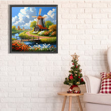 Load image into Gallery viewer, Diamond Painting - Full Square - windmill (30*30CM)