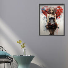 Load image into Gallery viewer, AB Diamond Painting - Full Round - mysterious girl (40*50CM)