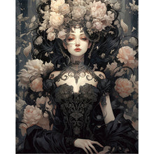 Load image into Gallery viewer, AB Diamond Painting - Full Round - Mysterious Flower Girl (40*50CM)