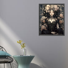 Load image into Gallery viewer, AB Diamond Painting - Full Round - Mysterious Flower Girl (40*50CM)