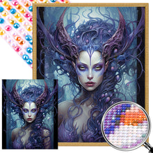 Load image into Gallery viewer, AB Diamond Painting - Full Round - Mysterious girl (40*50CM)