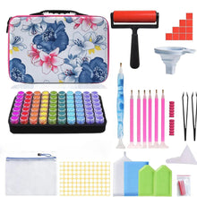 Load image into Gallery viewer, 70 Slots Portable 5D Diamond Painting Carrying Bag with Tools for DIY Art Craft