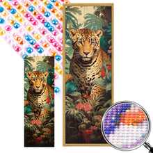 Load image into Gallery viewer, AB Diamond Painting - Full Round - Leopard in the forest (30*90CM)