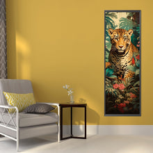 Load image into Gallery viewer, AB Diamond Painting - Full Round - Leopard in the forest (30*90CM)