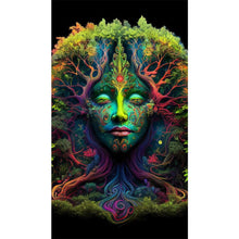 Load image into Gallery viewer, AB Diamond Painting - Full Round - nature goddess tree (40*70CM)