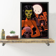 Load image into Gallery viewer, Diamond Painting - Full Round - skeleton woman (40*50CM)