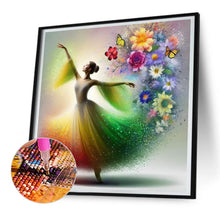 Load image into Gallery viewer, Diamond Painting - Full Round - ballet girl (30*30CM)
