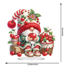 Load image into Gallery viewer, Acrylic Special Shape Fruit Gnome Desktop Diamond Art Kits for Home Office Decor