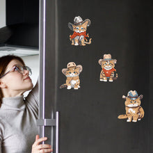 Load image into Gallery viewer, 6Pcs Special Shape Animal Diamond Painting Fridge Magnet Diamond Magnets Decals