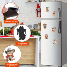 Load image into Gallery viewer, 6Pcs Special Shape Animal Diamond Painting Fridge Magnet Diamond Magnets Decals