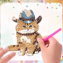 Load image into Gallery viewer, 6Pcs Special Shape Animal Diamond Painting Fridge Magnet Diamond Magnets Decals