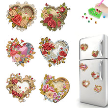 Load image into Gallery viewer, 6Pcs Special Shape Animal Diamond Painting Fridge Magnet Diamond Magnets Decals
