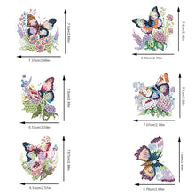 Load image into Gallery viewer, 6Pcs Special Shape Animal Diamond Painting Fridge Magnet Diamond Magnets Decals