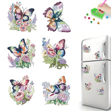 Load image into Gallery viewer, 6Pcs Special Shape Animal Diamond Painting Fridge Magnet Diamond Magnets Decals